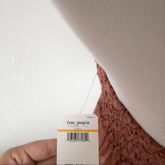 SOLD NWT FREE PEOPLE FP ONE ADELLA MAXI SLIP DRESS | COPPER | SMALL - Picture 7 of 8